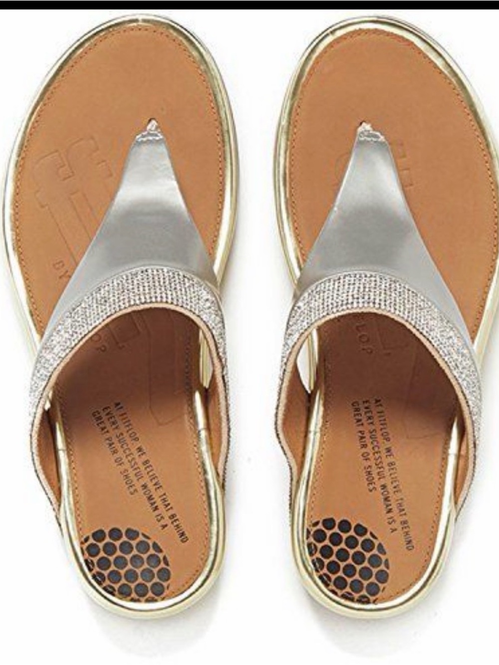 Brand New FitFlop Banda Micro Crystal Supercom Sandals. Sz. 7